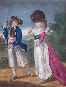 Jack Oakham Throwing Out a Signal for an Engagement, 1781 (colour litho) Jack Oakham Throwing Out a Signal for an Engagement, 1781 (colour litho)
