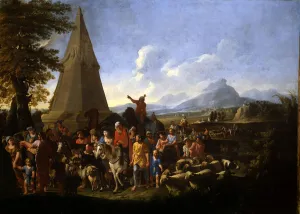 Jacob and His Family Entering Egypt (oil on canvas) Jacob and His Family Entering Egypt (oil on canvas)