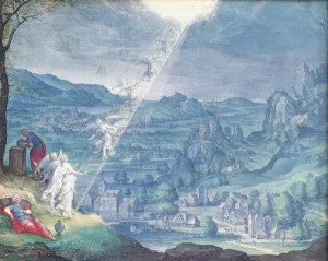 Jacobs Dream (tempera on parchment on panel) Jacobs Dream (tempera on parchment on panel)