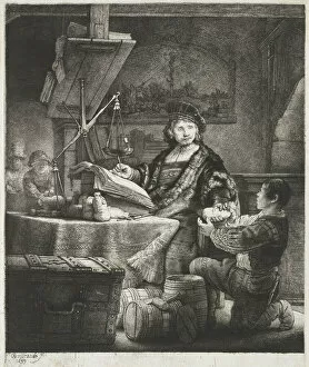 Tax Collector Gallery: Jan Wtenbogaert, 1639 (etching)