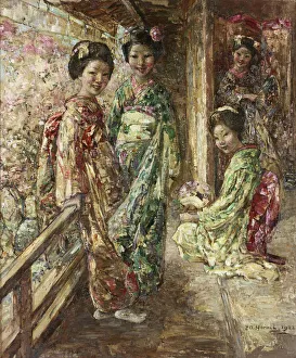 In a Japanese Garden, 1922 (oil on canvas) In a Japanese Garden, 1922 (oil on canvas)