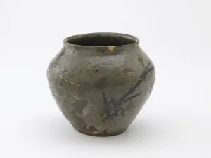 Jar with a design of reeds, Saga prefecture, Momoyama period Jar with a design of reeds, Saga prefecture, Momoyama period