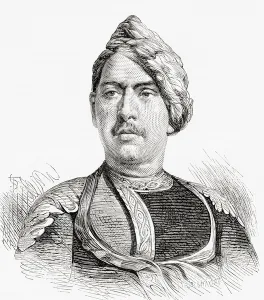 Jaswant Singh, Maharaja of Bharatpur From El Mundo en la Mano, published 1878 Jaswant Singh, Maharaja of Bharatpur From El Mundo en la Mano, published 1878
