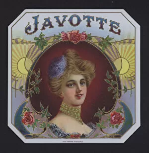 Hairy Head Gallery: Javotte, cigar label (chromolitho)
