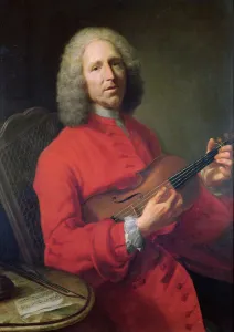 Jean-Philippe Rameau (1683-1764) with a Violin (oil on canvas) Jean-Philippe Rameau (1683-1764) with a Violin (oil on canvas)