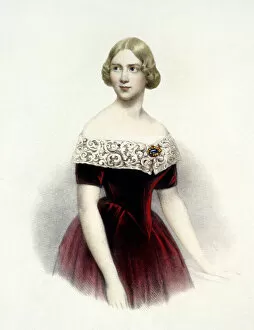 Jenny Lind (1820-1887), Swedish singer in 1847