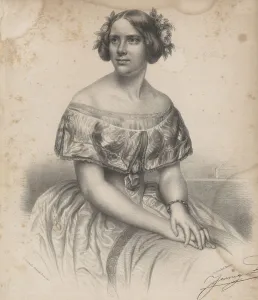 Jenny Lind, from sheet music for Swedish Melodies, Pieces and Operatic Songs Jenny Lind, from sheet music for Swedish Melodies, Pieces and Operatic Songs