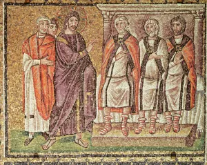Jesus before Caiphus, Scenes from the Life of Christ (mosaic) Jesus before Caiphus, Scenes from the Life of Christ (mosaic)