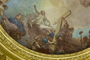 Jesus Christ. Detail of Saint Louis in Glory, 1702-1706 (fresco)
