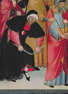 Jewish Barcelonians, detail from the Altarpiece of the Virgin and St. George, c.1390-1400 (tempera on panel) Jewish Barcelonians, detail from the Altarpiece of the Virgin and St. George, c.1390-1400 (tempera on panel)
