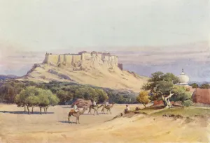 Jodhpur, General View of the Fort (colour litho) Jodhpur, General View of the Fort (colour litho)