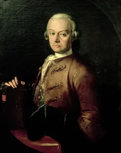 Johann Georg Leopold Mozart (1719-87), father of Wolfgang Amadeus, 1765 Johann Georg Leopold Mozart (1719-87), father of Wolfgang Amadeus, 1765
