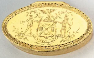 The John Jay Freedom Box, 1784 (gold) The John Jay Freedom Box, 1784 (gold)