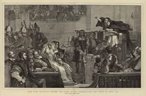 John Knox preaching before the Lords of the Congregation, the Tenth of June, 1559 (engraving)
