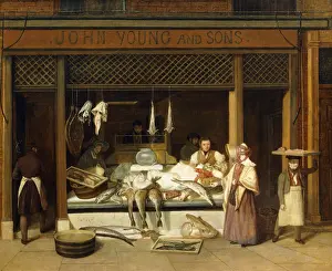 John Young and Sons, the Fishmongers, (oil on canvas) John Young and Sons, the Fishmongers, (oil on canvas)