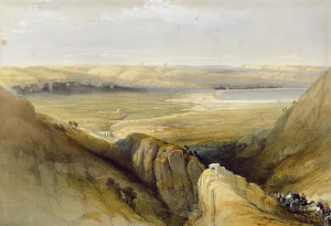 Jordan Valley, from Volume II of The Holy Land by Louis Haghe (1806-85) Jordan Valley, from Volume II of The Holy Land by Louis Haghe (1806-85)