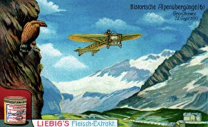 Events Collection: Jorge Chavezs attempt to cross the Alps, 1910