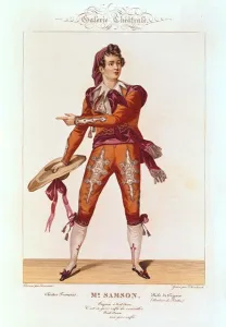 Joseph Isidore Samson (1793-1871) in the role of Figaro in The Barber of Seville' Joseph Isidore Samson (1793-1871) in the role of Figaro in The Barber of Seville'