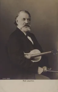 Joseph Joachim, Hungarian violinist, conductor and composer (b/w photo) Joseph Joachim, Hungarian violinist, conductor and composer (b/w photo)
