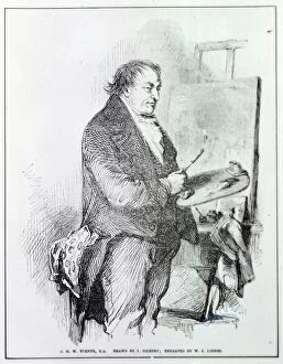 Joseph Mallord William Turner, engraved by W.J. Linton, c.1837 (engraving)