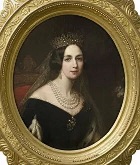 Josephine de Leuchtenberg, reine de Suede et Norvege - Portrait of Josephine of Leuchtenberg (1807-1876)