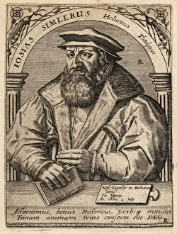 Classicist Gallery: Josias Simmler, 1530-1576, Swiss theologian and classicist