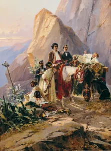 Journey from Paris to Cadiz, 1846 (oil on canvas) Journey from Paris to Cadiz, 1846 (oil on canvas)