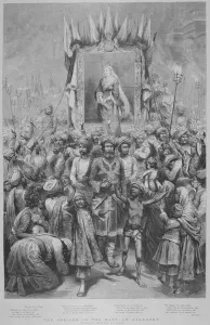 The Jubilee in the East- An Allegory, 1887 (litho) The Jubilee in the East- An Allegory, 1887 (litho)