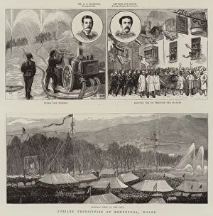 Jubilee Festivities at Pontypool, Wales (engraving) Jubilee Festivities at Pontypool, Wales (engraving)
