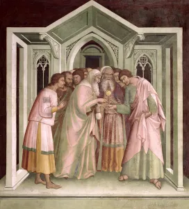 Judas Receiving Payment for his Betrayal, from a series of Scenes of the New Testament Judas Receiving Payment for his Betrayal, from a series of Scenes of the New Testament