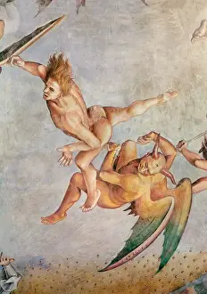 Detail of the Last Judgement, from the Chapel of the Madonna di San Brizio, 1499-1504 Detail of the Last Judgement, from the Chapel of the Madonna di San Brizio, 1499-1504