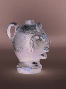 Jug (in form of a human head), 1810-40 (stoneware) Jug (in form of a human head), 1810-40 (stoneware)