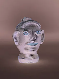 Jug (in form of a human head), 1810-40 (stoneware) Jug (in form of a human head), 1810-40 (stoneware)
