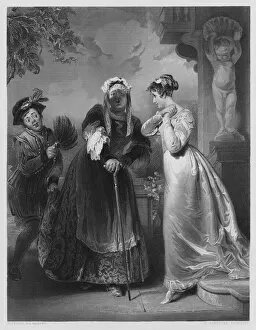 Juliet and the Nurse, from the picture in the Vernon Gallery (engraving)