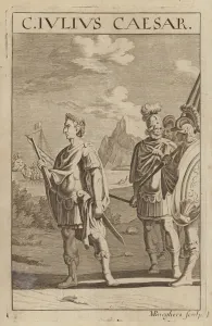 Julius Caesar, Roman statesman and general (engraving) Julius Caesar, Roman statesman and general (engraving)