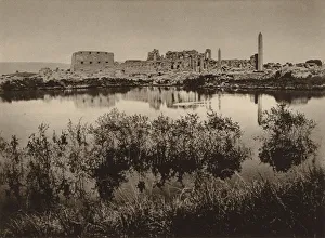 Karnak, General View of the Great Temple of Amen-Ra and the Sacred Lake (b/w photo) Karnak, General View of the Great Temple of Amen-Ra and the Sacred Lake (b/w photo)