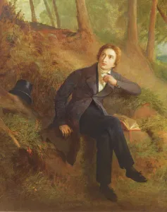 Detail of Keats Listening to the Nightingale on Hampstead Heath Detail of Keats Listening to the Nightingale on Hampstead Heath