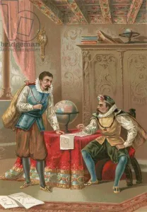 Kepler and Tycho Brahe in the observatory in Prague Kepler and Tycho Brahe in the observatory in Prague