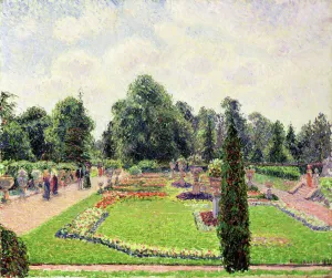 Kew Gardens - Path to the Great Glasshouse, 1892 (oil on canvas) Kew Gardens - Path to the Great Glasshouse, 1892 (oil on canvas)