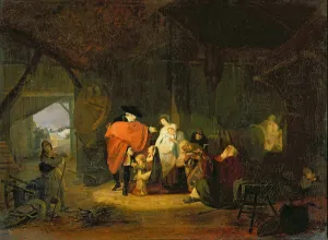 The Kindness of Louis XVI (1754-93) during the Winter of 1784, 1785 (oil on canvas) The Kindness of Louis XVI (1754-93) during the Winter of 1784, 1785 (oil on canvas)