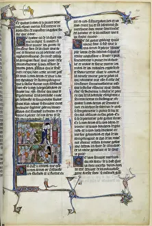 King Arthur and his knights Page of the manuscript 'Histoire de Merlin" King Arthur and his knights Page of the manuscript 'Histoire de Merlin"
