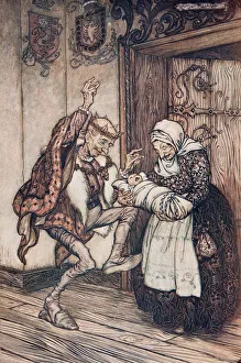 The King could not contain himself for joy ...., from The Fairy Tales of the Brothers The King could not contain himself for joy ...., from The Fairy Tales of the Brothers