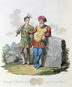 King of Denmark and young Danish - in ' Celts and Goths King of Denmark and young Danish - in ' Celts and Goths