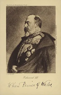 King Edward VII, when Prince Of Wales (litho) King Edward VII, when Prince Of Wales (litho)
