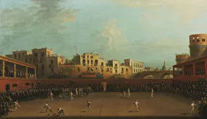 King Ferdinand IV and Queen Caroline of Naples attending a Game of Palla a Bracciale King Ferdinand IV and Queen Caroline of Naples attending a Game of Palla a Bracciale