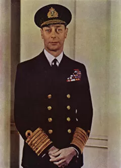 King George VI in naval uniform (photo)