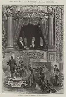 His Majesty Gallery: The King at the Haymarket Theatre, 20 February (engraving)
