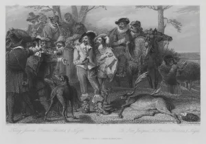 King James, Prince Charles, and Nigel (engraving) King James, Prince Charles, and Nigel (engraving)