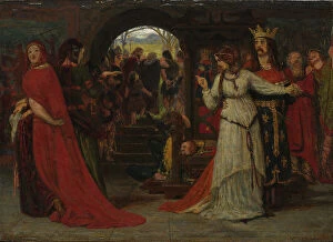 Pre Raphaelite Brotherhood Collection: King Lear, c.1860 (oil on board adhered to canvas)