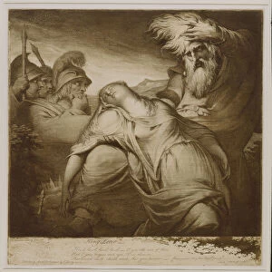 Images Dated 15th July 2008: King Lear and Cordelia, 1776 (etching and aquatint with India ink)